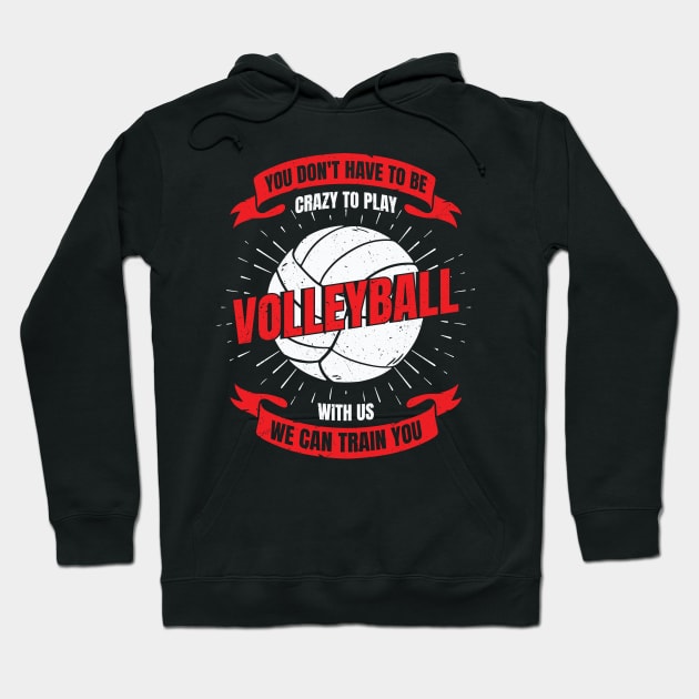 Funny Volleyball Team Gift Hoodie by Dolde08